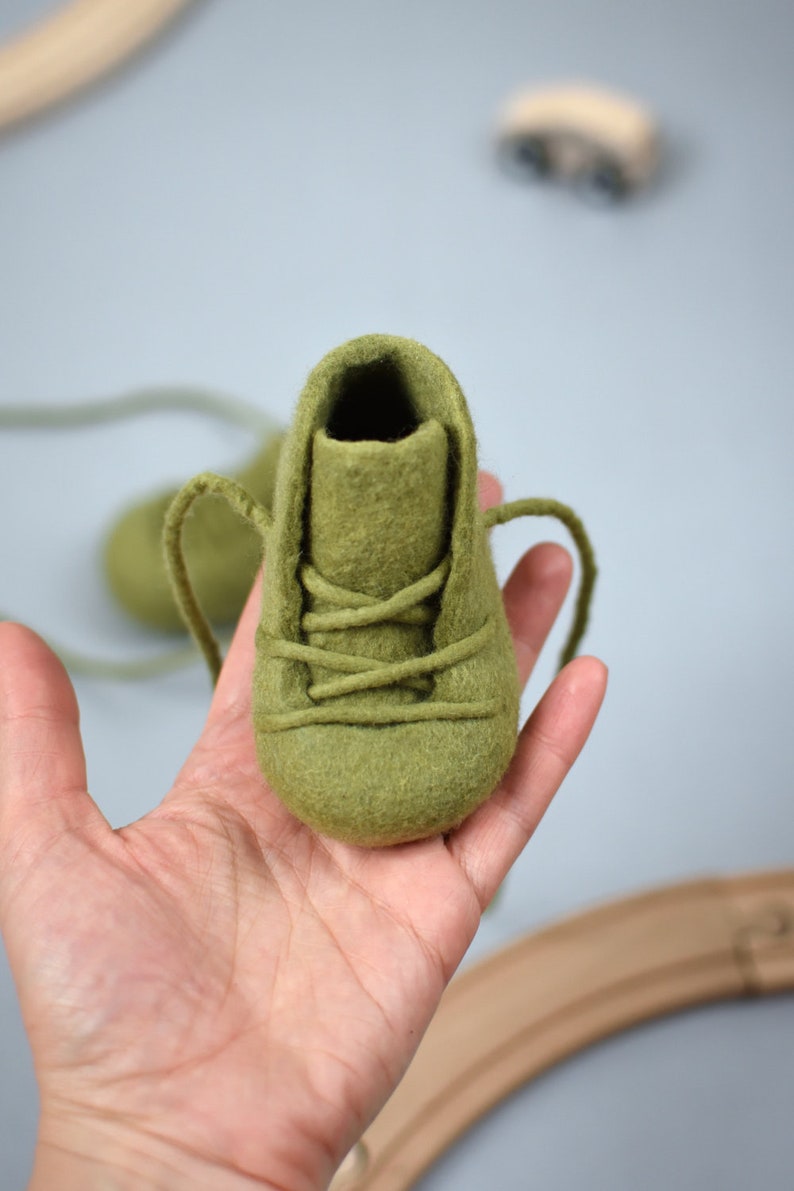 huey booties in olive