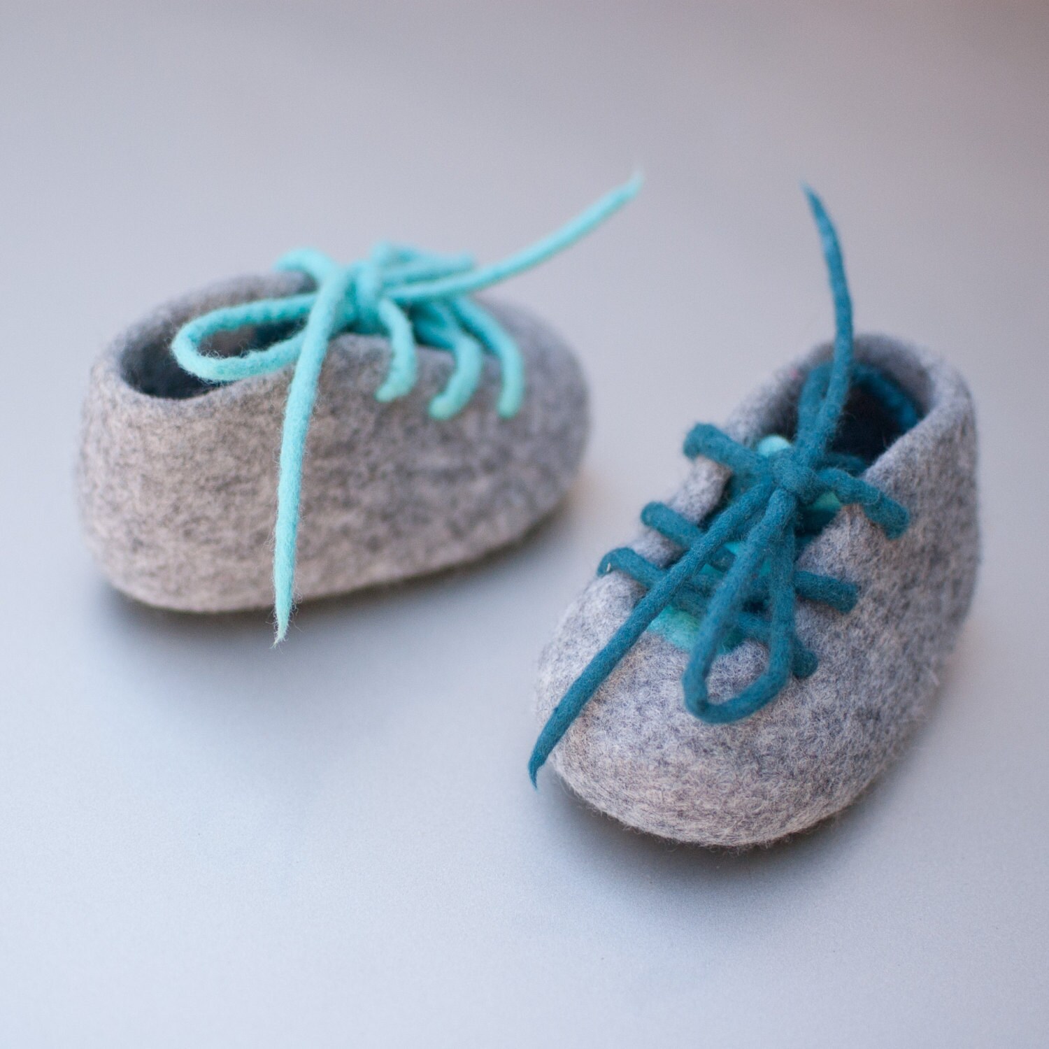 Felted Baby Booties Felted Crib Shoes Gray Baby Boy Crib Etsy