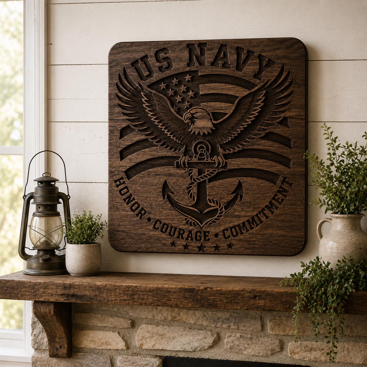 Us Navy Wood Signs - Etsy