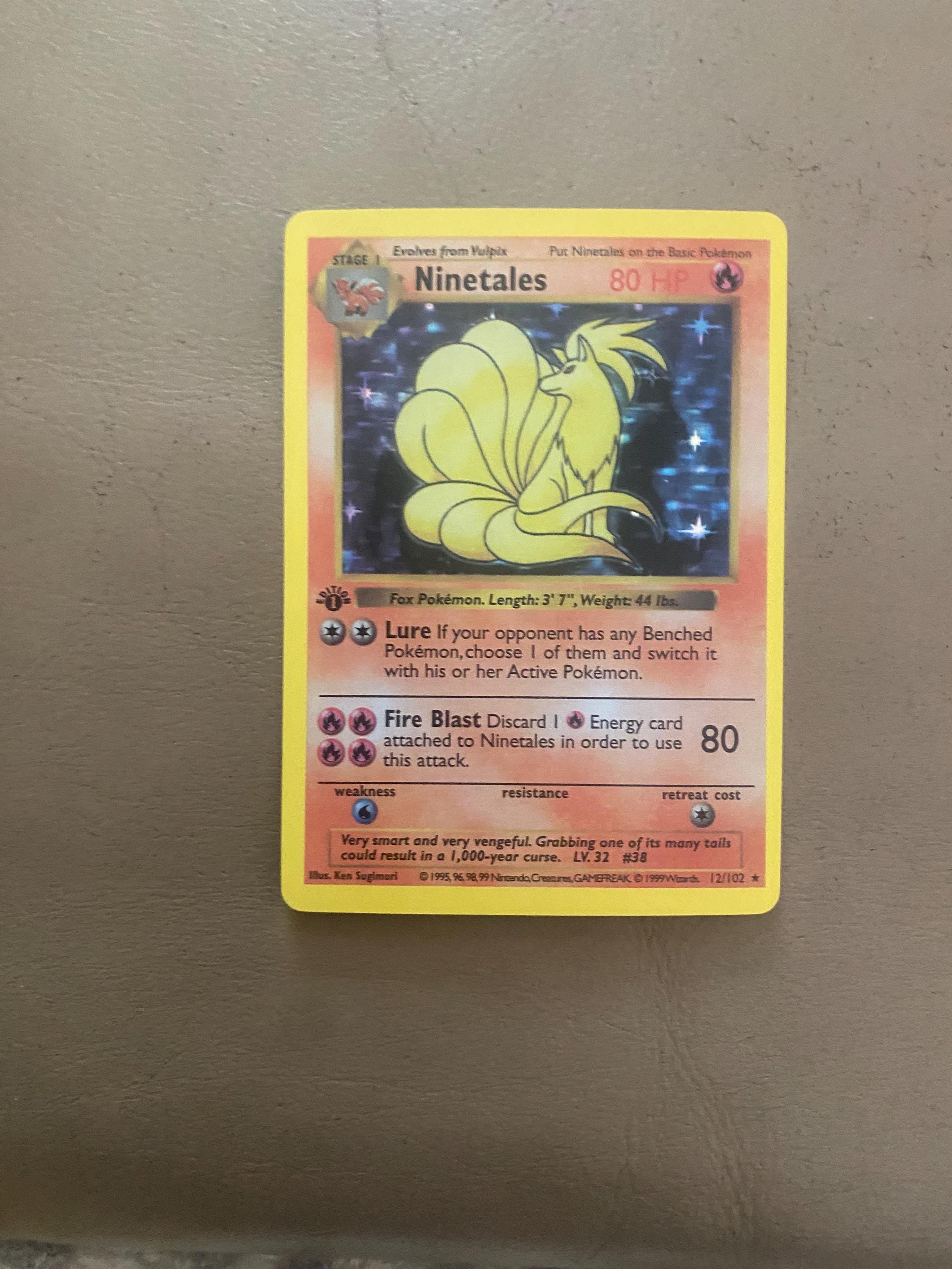 ninetales pokemon card value 12/102 PSA 9 MINT main image 0