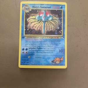 misty's tentacruel pokemon card Mistys Tentacruel