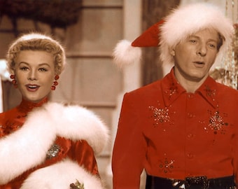 danny kaye vera ellen white christmas 1954 hollywood movie stars actors 8x10 hand color tinted photograph - Actors In White Christmas danny kaye vera ellen white christmas 1954 hollywood movie stars actors 8x10 hand color tinted photograph - Actors In White Christmas