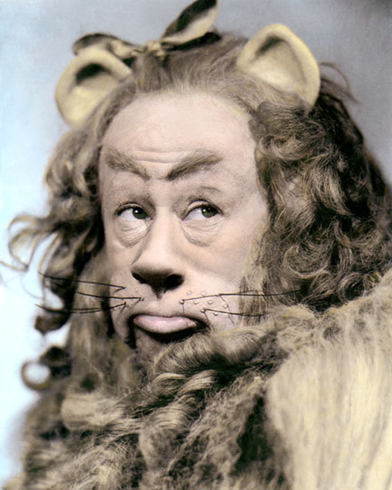 908 Unicorn Cowardly Lion Coloring Page with disney character