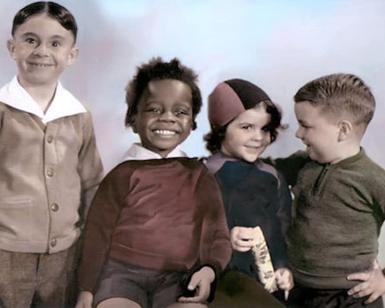 Alfalfa Buckwheat Darla Spanky The Little Rascals Our Gang Etsy