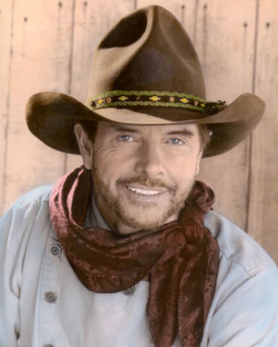 Colorized Photo: Peter Brown Actor Lawman 1950s Hollywood Etsy België.