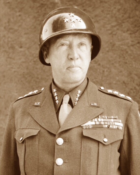 in France 1918 Jr New 8x10 World War I Photo: Lieutenant Colonel George Patton