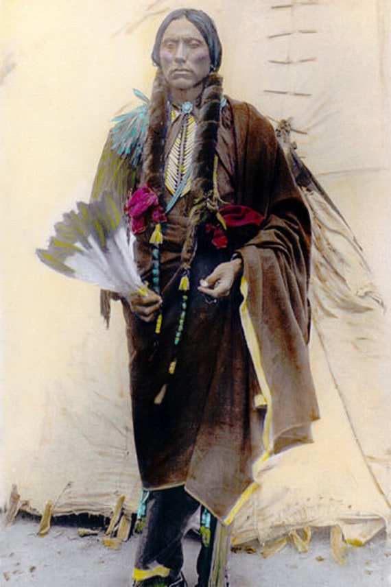 Quanah Parker Quahadi Comanche Native American Indian 1909 Etsy