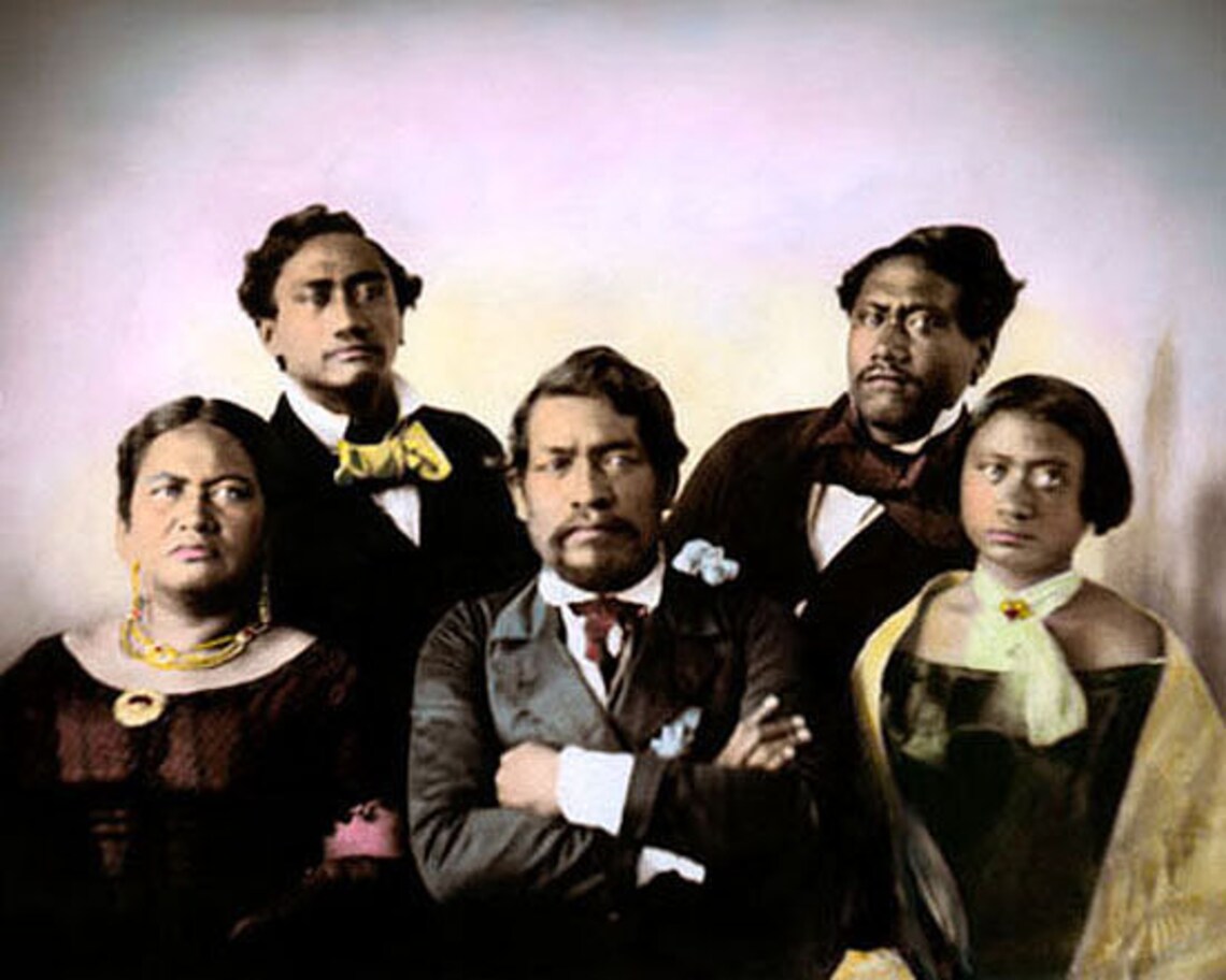 King Kamehameha III & the royal family of Hawaii 1853 Etsy
