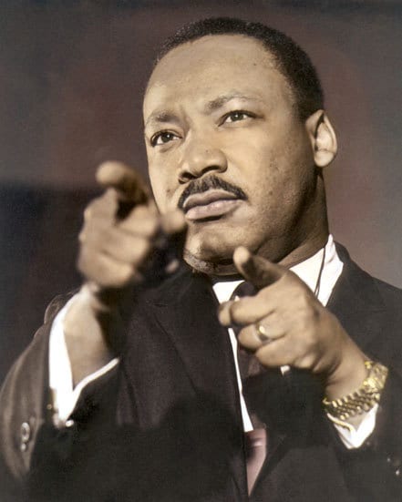 ROSA PARKS /& MARTIN LUTHER KING 1955 CIVIL RIGHTS 8x10/" HAND COLOR TINTED PHOTO