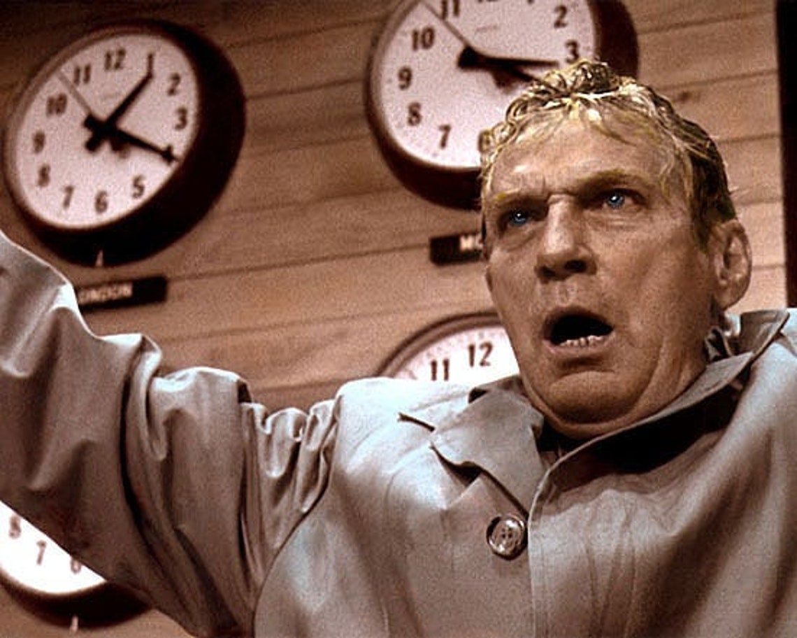 Peter Finch Actor 1972 Network Academy Award Winner Hollywood Etsy