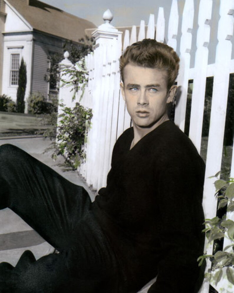 James Dean 50s Hollywood Icon Actor Movie Star 11x14 | Etsy