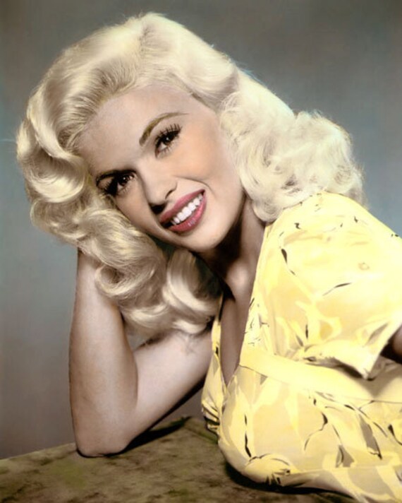 Jayne Mansfield Kiss Them For Me 1957 Hollywood Movie Star Etsy