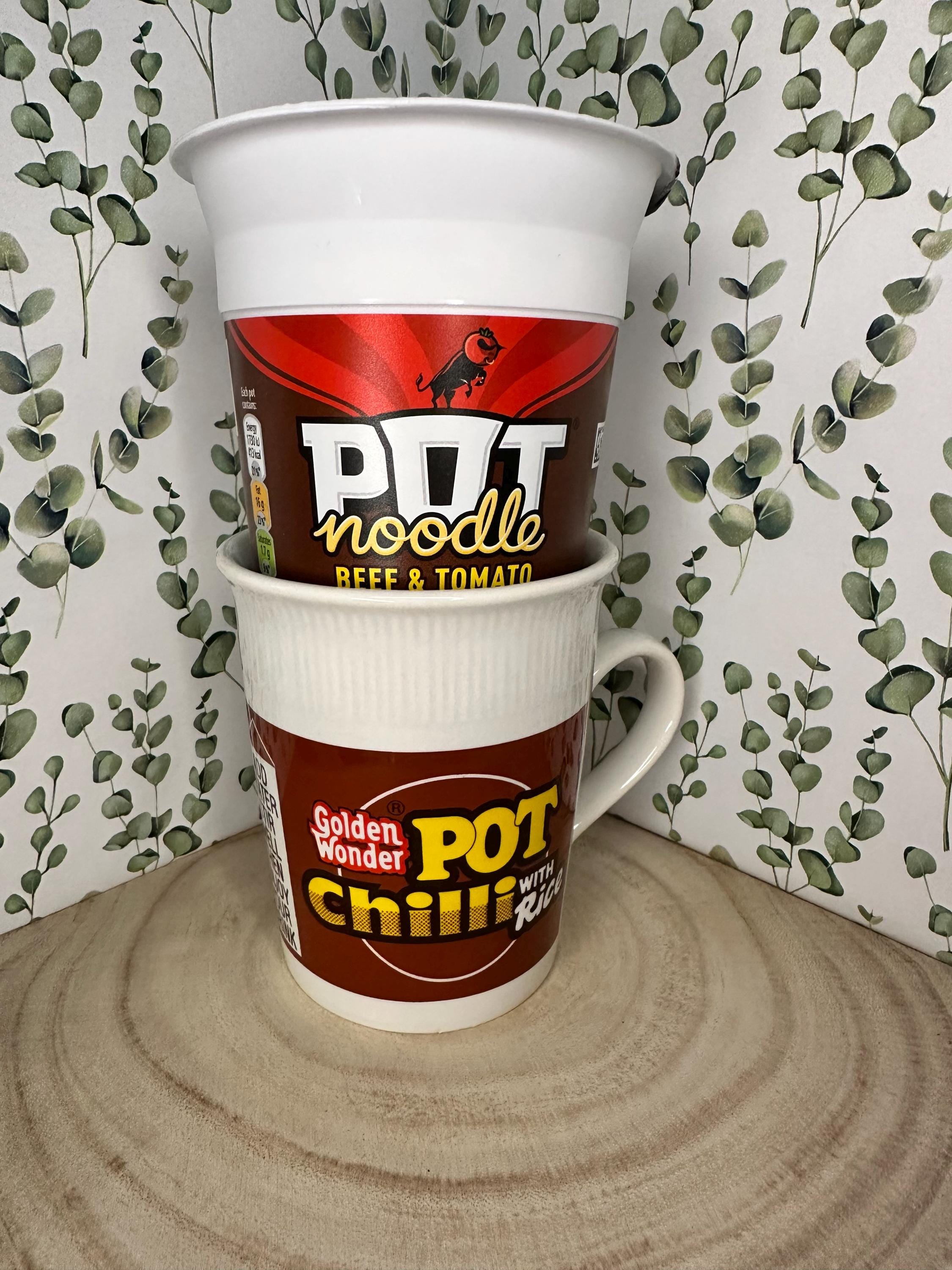 Vintage 1990 Golden Wonder Pot Chilli Mug Gift With Pot Noodle (choice ...