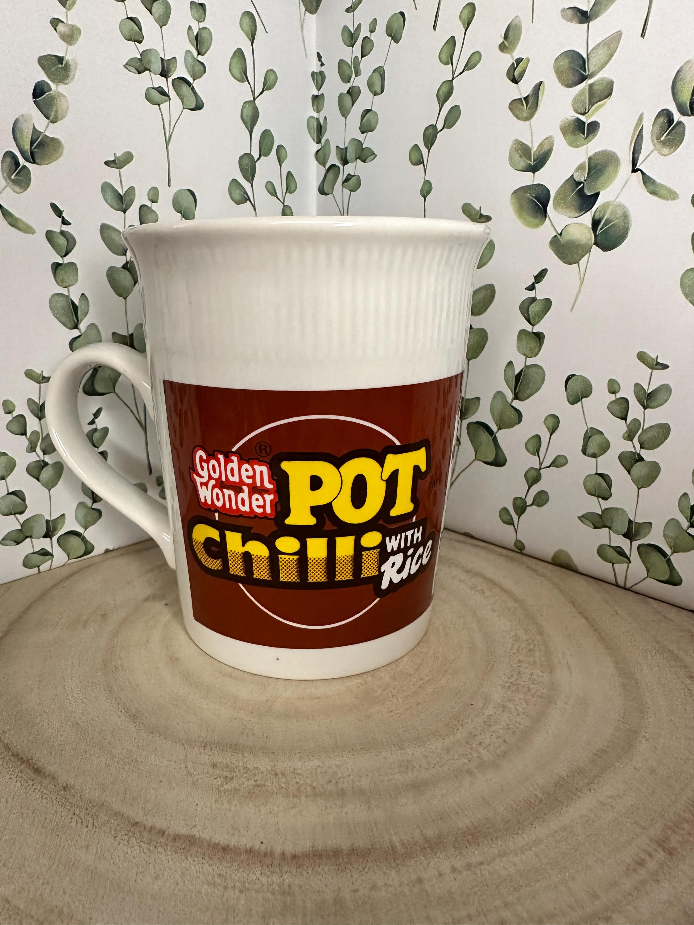 Vintage 1990 Golden Wonder Pot Chilli Mug Gift With Pot Noodle (choice ...
