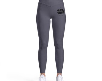 Stay Wild Heart Paw Print leggings | Gray activewear
