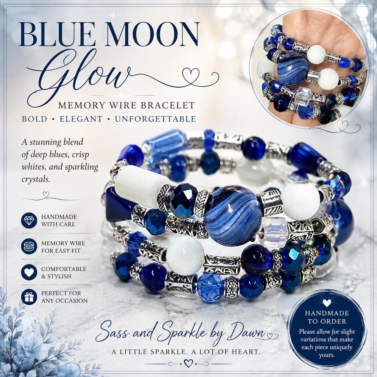 Blue Moon Bracelet - Etsy