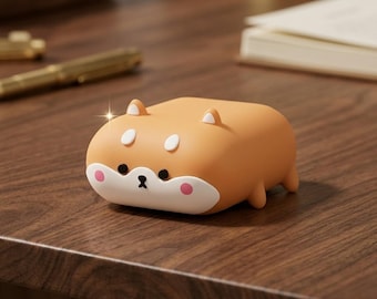 Cute Shiba Inu AirPods Case | Kawaii Dog Silicone Cover | AirPods 1 2 3 4 Pro Pro 2 | Funny Animal Character Case Gift