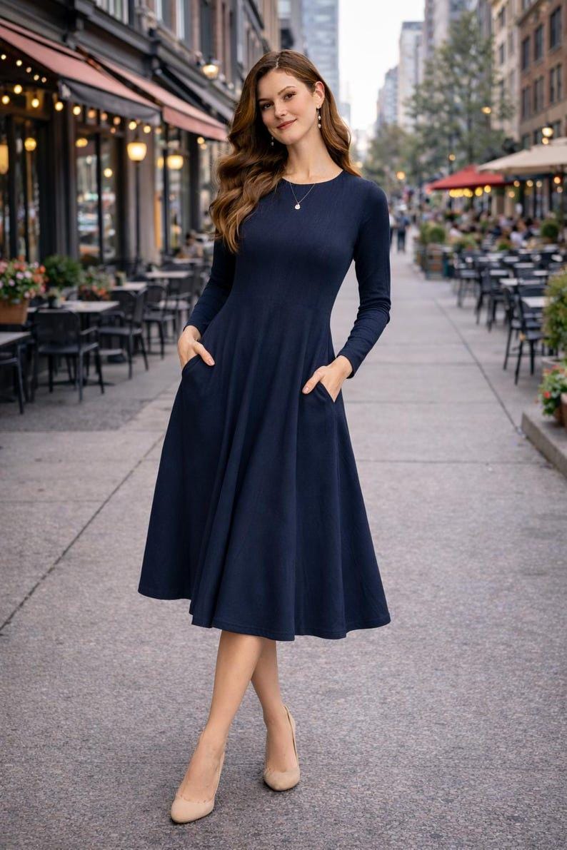 blue dress for baby girl Soperwillton 2017 Elegant Office Dress Summer Dresses Women O-neck Wea –  ilovealma