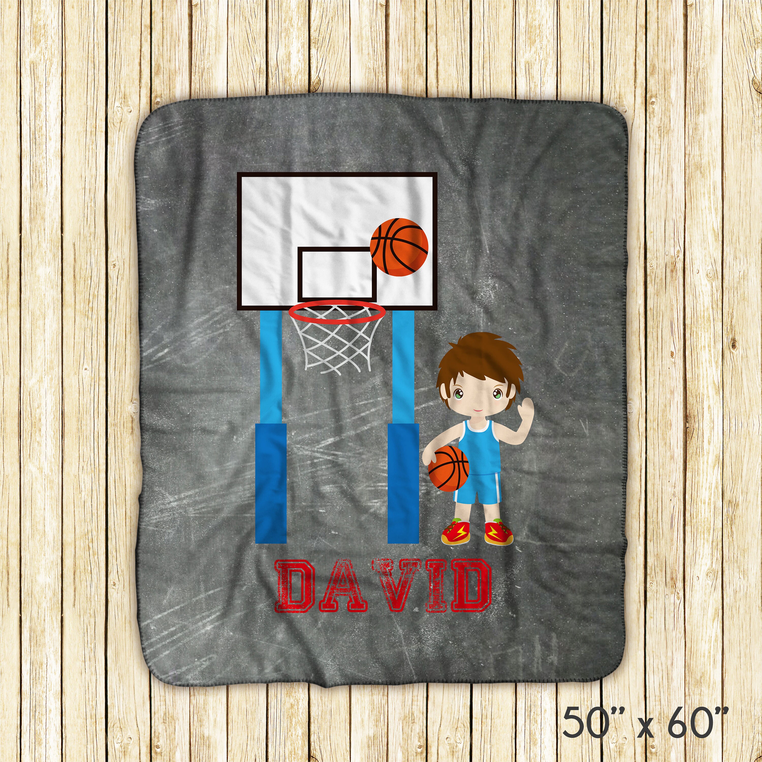 Manta de baloncesto Baloncesto Boy Jersey Net Ball Manta Etsy
