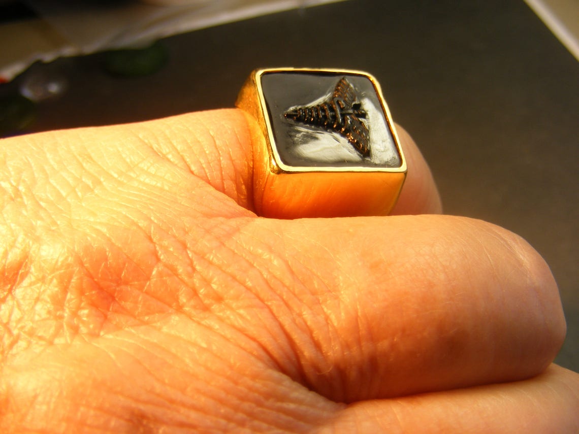 Gold Ring Custom Engraved Traditional Sizes. Etsy