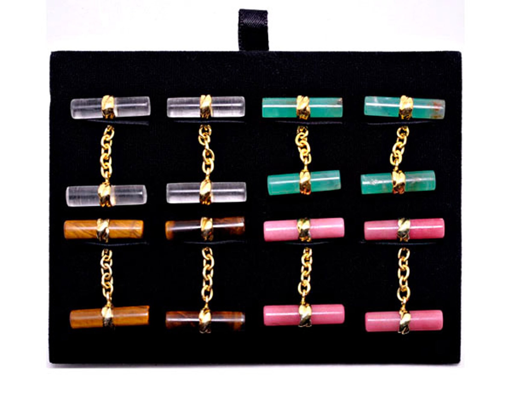 Spinach Jade Cufflinks Gemstone Imperial Doubles Gold Plated Etsy