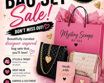 REBAJAS DE FIN DE SEMANA Cápsula de la Suerte - Conjuntos de bolsos de diseño inspirados en el misterio