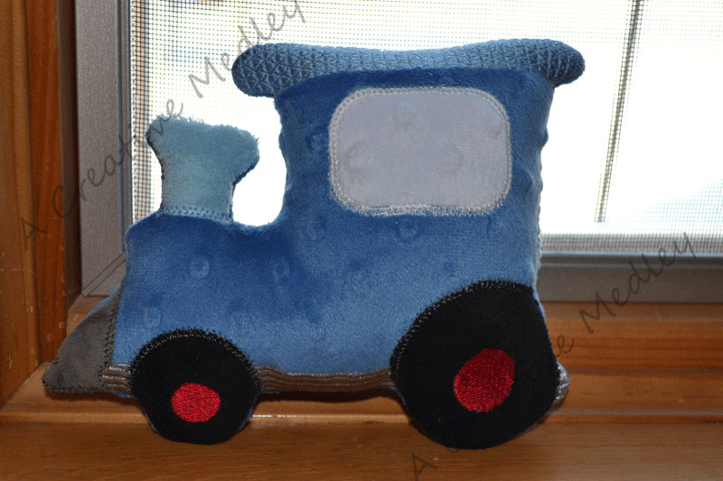 Stuffed Plush Toy Train Embroidery Design Instant Download Etsy