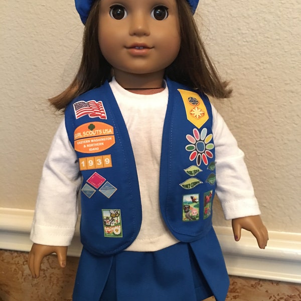 18 Inch Doll Clothes - Daisy Girl Scout Uniform