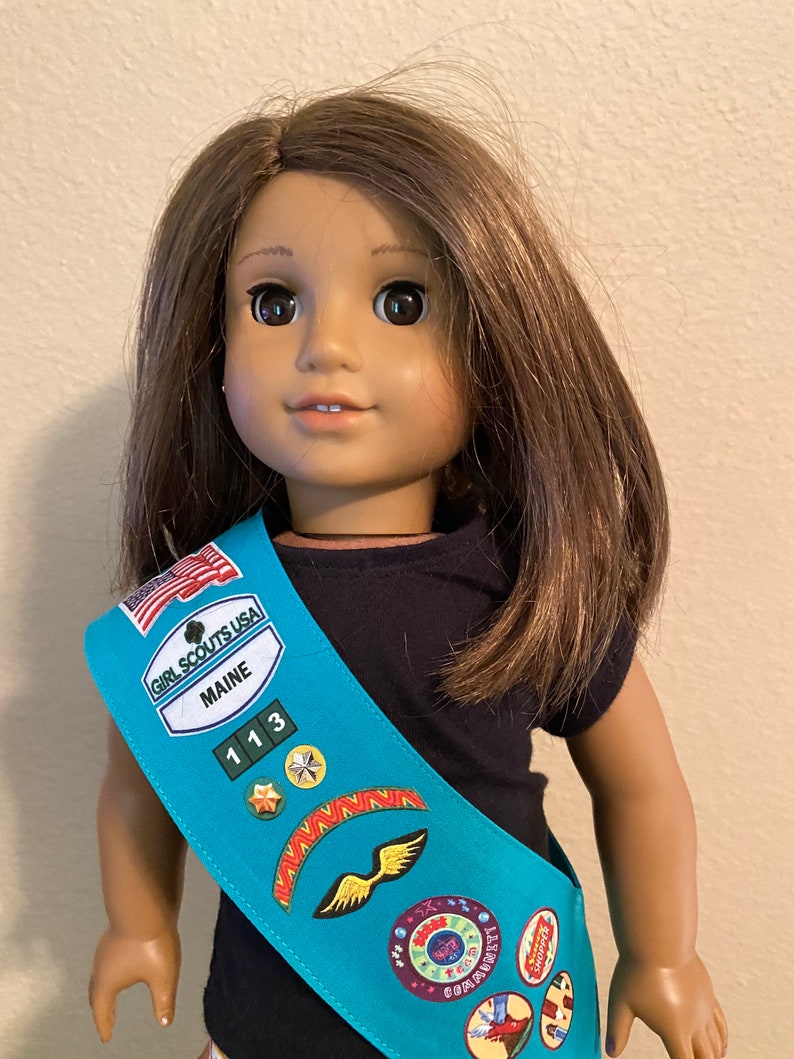 18 Inch Doll Clothes Junior Girl Scout Sash Etsy