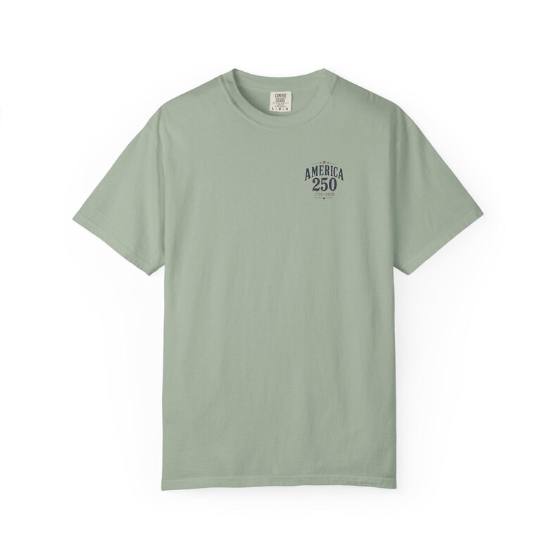 North Carolina America 250 Comfort Colors Shirt | 1776-2026 Patriotic NC Tee | Vintage Outer Banks Americana Graphic Shirt image 19