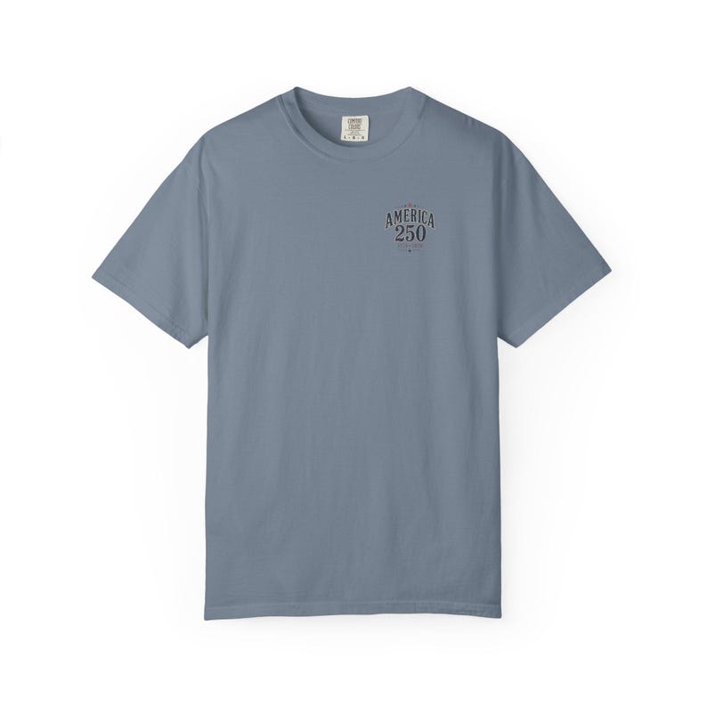 North Carolina America 250 Comfort Colors Shirt | 1776-2026 Patriotic NC Tee | Vintage Outer Banks Americana Graphic Shirt image 18