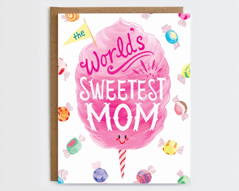 Mothers Day Card Sweetest Mom Card For Mom Etsy 