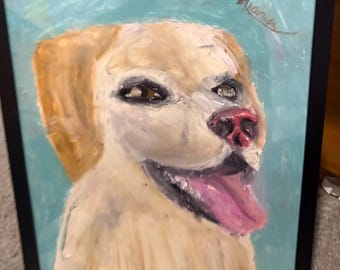 Labrador Retriever Dog by Riana Nicole (8.5x11) SIGNED