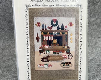 Handmade Memories 1982 Fireside Advent Calendar Sewing Pattern, Uncut Complete
