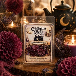 Dahlia Dreamspell Soy Wax Melts | Floral Lavender Home Fragrance