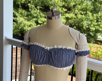 Top halter hecho a mano talla M