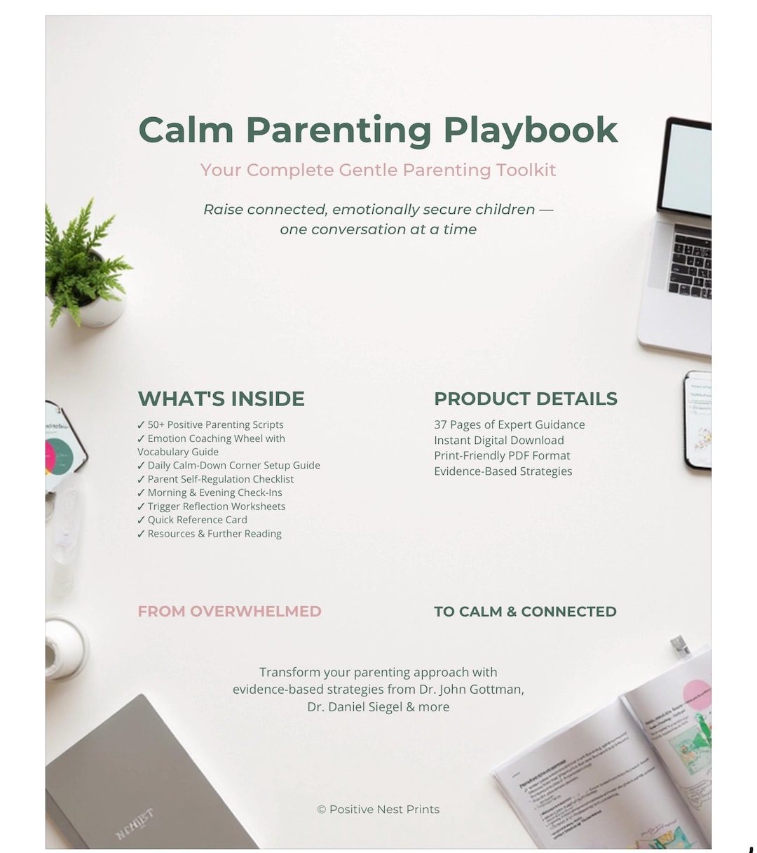 Gentle Parenting Scripts Printable | Positive Discipline Tantrum ...