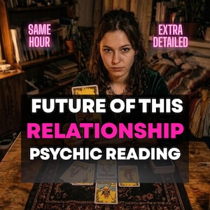 Lettura psichica sul futuro di questa relazione in un'ora, lettura psichica accurata sull'amore senza intelligenza artificiale, consulenza sulle relazioni, previsione del futuro in amore