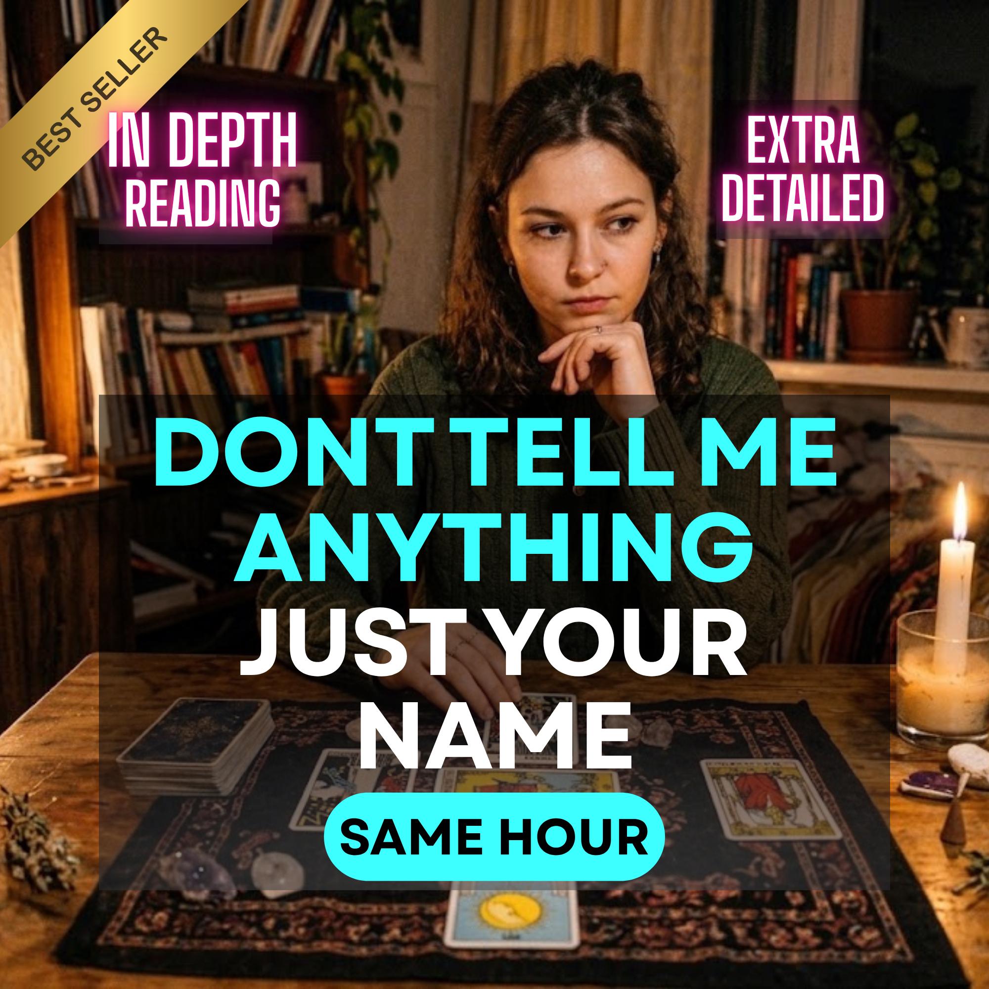 Blind Psychic Reading, No Questions Asked, Accurate Same Hour Reading, Deep Intuitive Insights, Spirit Guide Messages