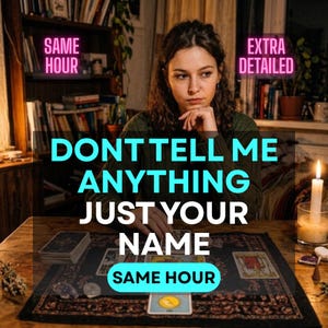 Blind Psychic Reading - No Questions Asked, Accurate Same Hour Reading, Deep Intuitive Insights, Spirit Guide Messages, Detail PDF Download