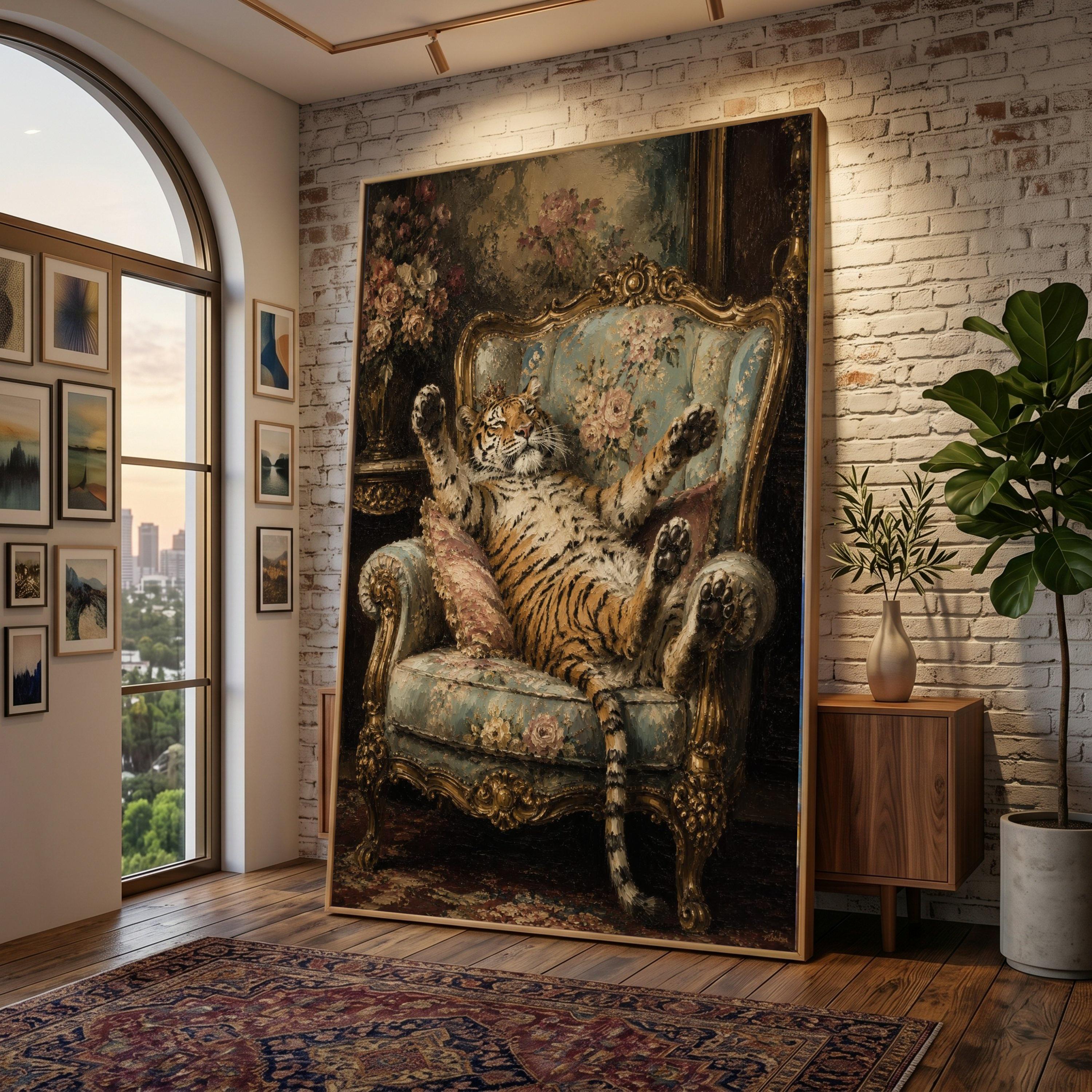Tiger Chair - Etsy