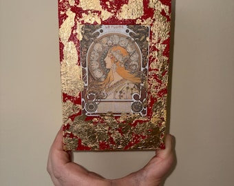 Gilded Remains – Handcrafted Shadow Box Relic