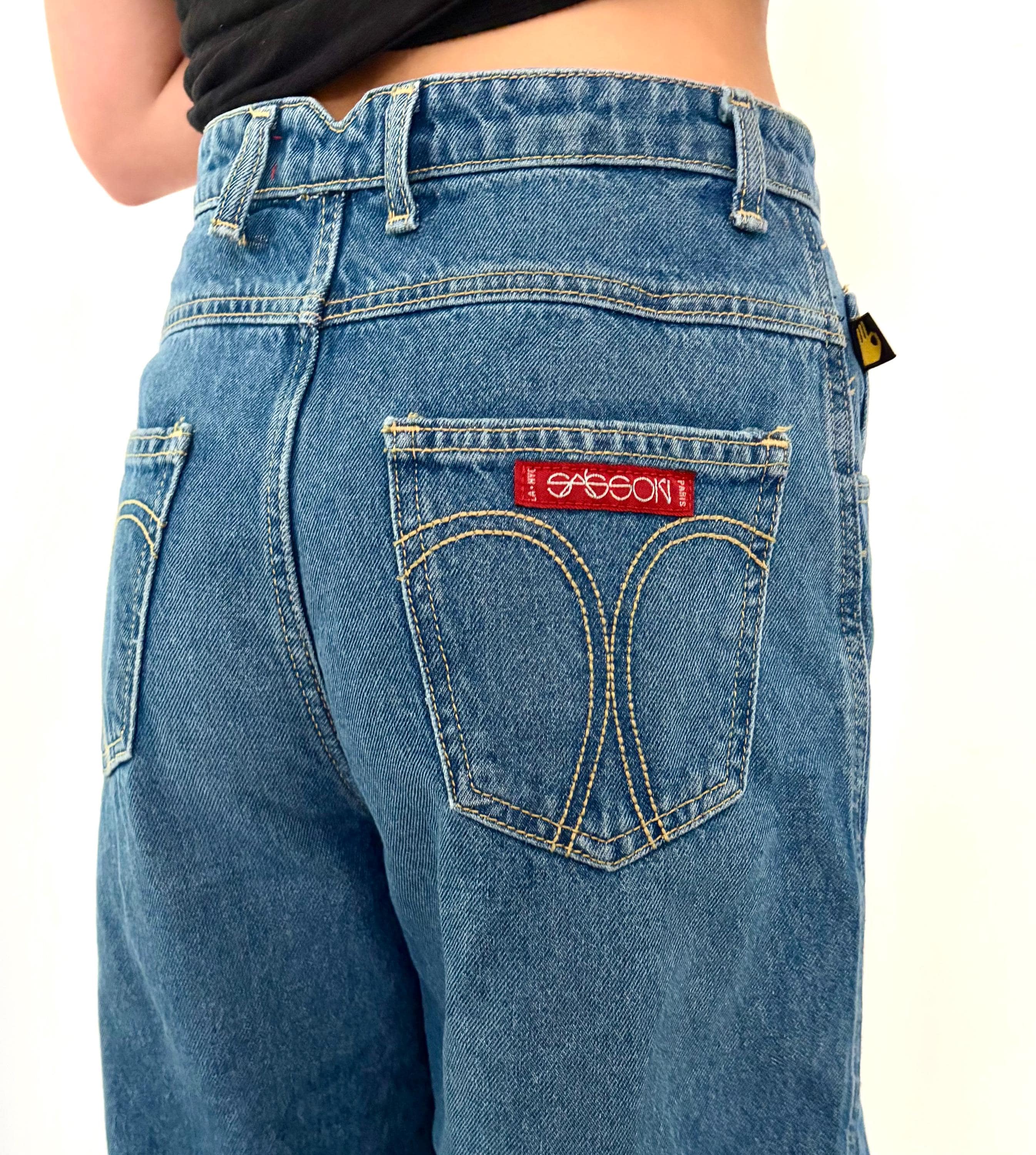 SASSON jeans 日本 Etsy - sasson jeansの通販 OO-LA-LA デニム 黒系 