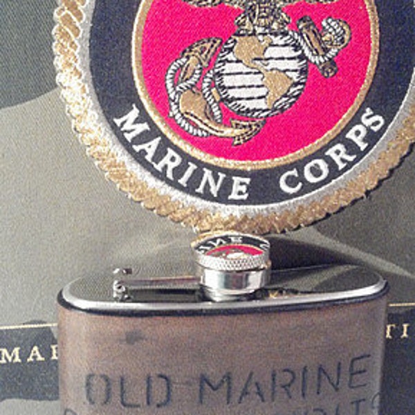 USMC Flask - Old Marine Corps Spirits