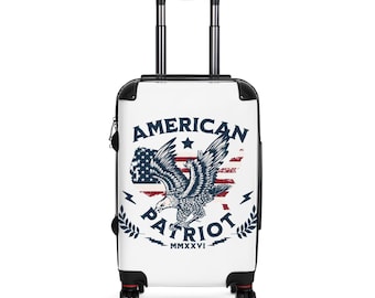 American Patriot Eagle Suitcase | USA Flag Travel Luggage