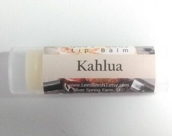 Lip Balm - Kahlua, One Tube of All Natural Beeswax Chapstick Lip Salve by Tanya the Beekeeper