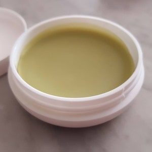 Herbal Rescue Green Salve Ointment 1 Oz. Widemouth Jar Comfrey Calendula Plantain Yarrow Thyme Lavender Beekeeper image 2