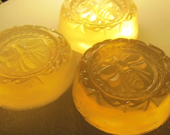 Shower Favors, Wedding Favors, Small Gifts - 25 Wrapped Bee Honey Soaps