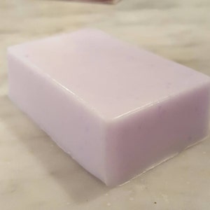 Lavender Goats Milk Soap with Essential Oil 4 oz. Bar image 2