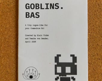 Commodore 64 GOBLIN.BAS Escribe en la revista de programación BASIC
